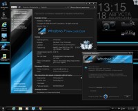 Windows 7 Ultimate x86/x64 SP1 Black by OVGorskiy� 08.2013 (2 DVD/RUS)
