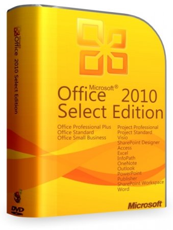 Microsoft Office 2010 Select Edition 14.0.7015.1000 SP2 by Krokoz (86/64/RUS)