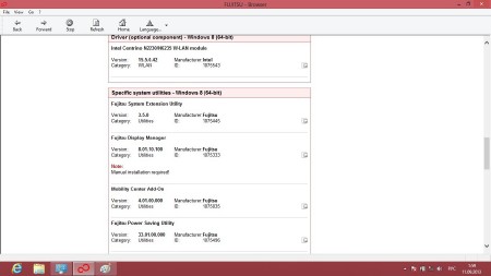 �������� ��� ��������� Fujitsu LIFEBOOK & STYLISTIC for Windows 8 (x64/RUS/ENG)