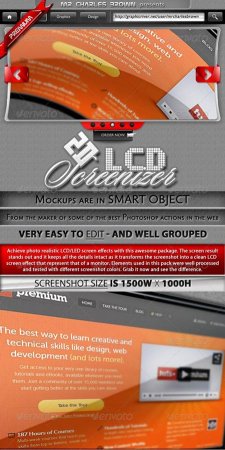 PSD - Real 2D LCD Screenizer