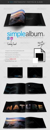 PSD - Simple Album Photography Portfolio