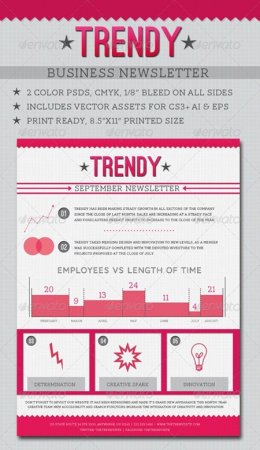 PSD - Trendy Business Newsletter