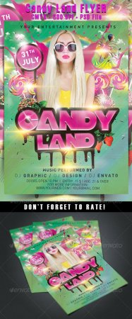 PSD - Candy Land Flyer