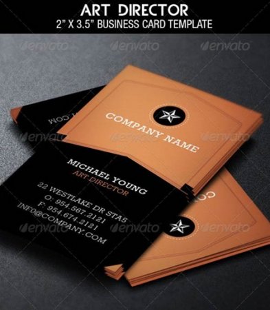 PSD - Art Director Business Card Template