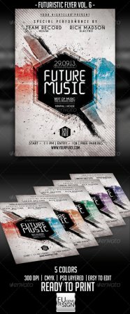 PSD - Futuristic Flyer Vol. 6