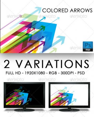 PSD - Colored Arrows