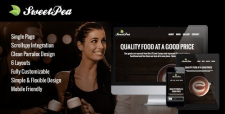 Templates - Sweet Pea - Responsive HTML One Page Template