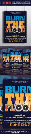 PSD -  Burn The Floor Party Flyer