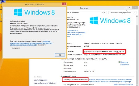 Windows 8.1 Professional RTM 9600 Final SURA SOFT (x64/2013/RUS)