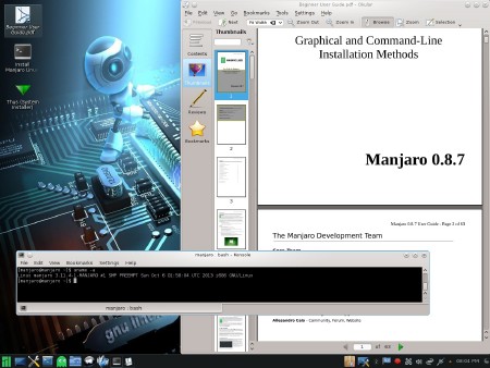 Manjaro Linux 0.8.7.2 (Arch + KDE) [i686, x86-64] 2xDVD