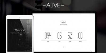 Templates - Alive - Coming Soon Page