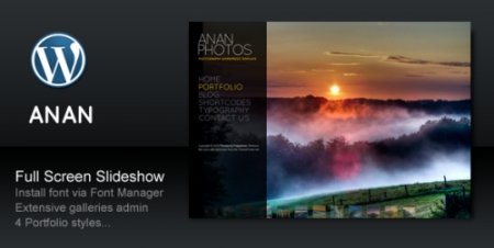 ThemeForest - ANAN v2.7.1 - For Photography Creative Portfolio