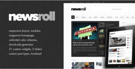 ThemeForest - Newsroll v1.5 - Modular and Responsive Magazine Theme