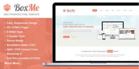 ThemeForest - BoxMe Responsive Multipurpose Template