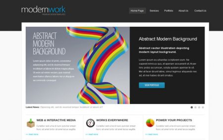 ModernWork - DreamTemplate Website Template
