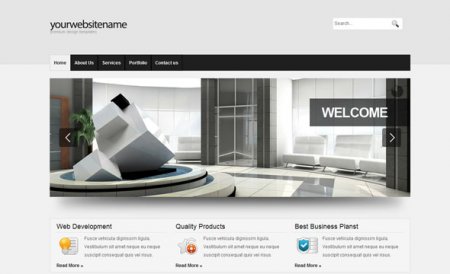 DreamTemplate SilverLight-Cuber - HTML Template