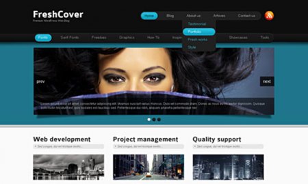 FreshCover - Dreamtemplate XHTML Template