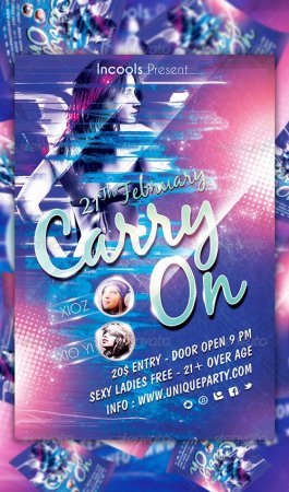 Carry On Flyer Template