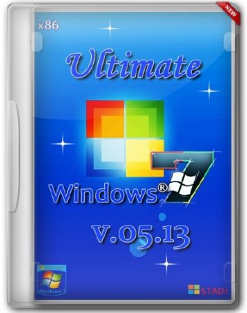 Windows 7 x86 Ultimate v5.13 Update 5.10.2013 by STAD1 (2013/RUS)