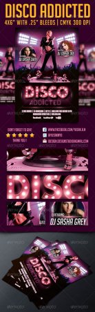 Disco Addicted Flyer Template