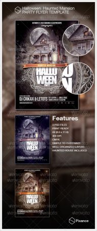  Halloween Party Flyer Template