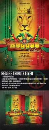 Reggae Tribute Flyer