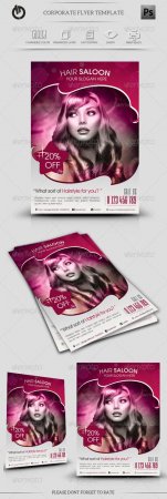 Beauty Saloon Flyer Template