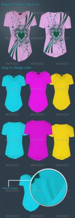Women's T-Shirt Mockup