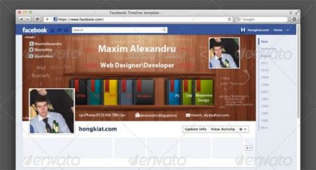 Web Developer & Web Designer Facebook Cover