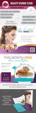 Beauty Studio Flyer (Double Sided)