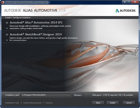 Autodesk Alias Automotive 2014 SP2 (x86/x64/ENG) ISZ-�����