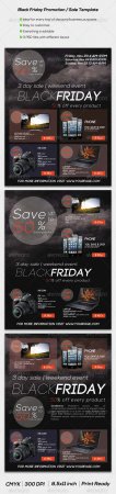 Black Friday Promotion / Sale Flyer Template