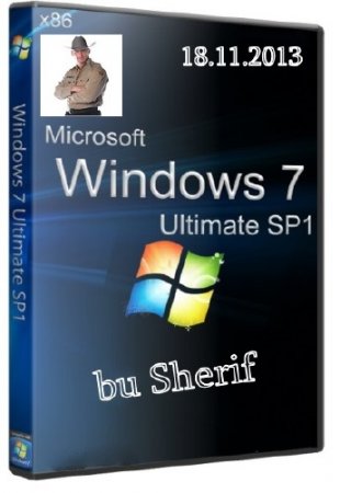 Windows 7 SP1 Ultimate by Sherif v.02 (x86/2013/RUS)