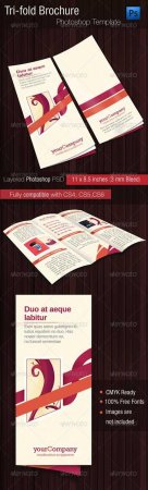 PSD - Tri-Fold Brochure PSD Template