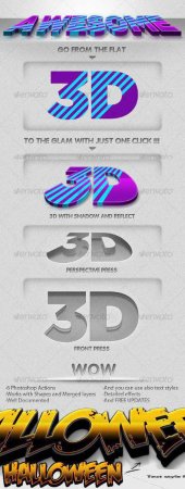 3D Generator - PS Actions