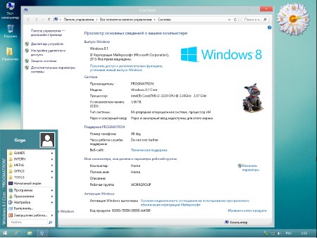 Windows 8.1 Core/Professional x86/x64 6.3 9600 MSDN  v.0.4.3/ v.0.5.3Progmatron (Rus/2013)
