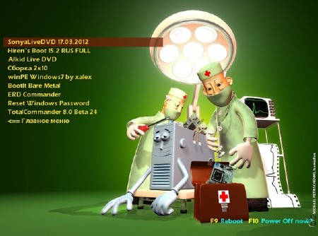 ����������������� Reanimator USB-HDD Max v. 2 by Dron6666 (x86/x64/2014/RUS/MULTI)