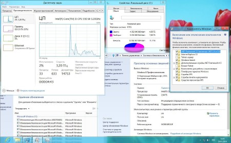  Windows 8 Release Preview 6.2.8400 SM 4x1 (�86/x64/2014/RUS)
