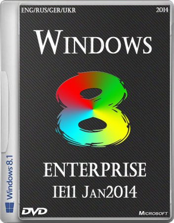 Windows 8.1 enterprise x64 IE11 Jan2014 (ENG/RUS/GER/UKR)