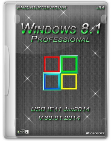 Windows 8.1 Professional x64 Heavieri IE11 Jan2014 (ENG/RUS/GER/UKR)