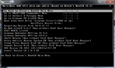 MultiBoot USB XXII afin (2014.02.01/RUS/ENG)