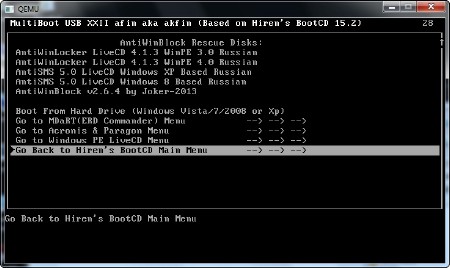 MultiBoot USB XXII afin (2014.02.01/RUS/ENG)