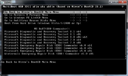MultiBoot USB XXII afin (2014.02.01/RUS/ENG)