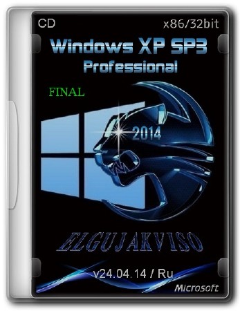 Windows XP Pro SP3 x86 Elgujakviso Edition Final v.24.04.14 (2014/RUS)