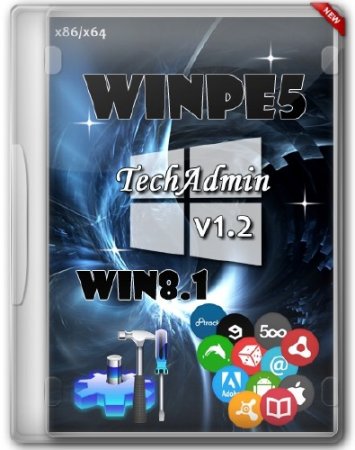 ����������� ���� WinPE5 - TechAdmin 1.2 (x86/x64/RUS/2014)