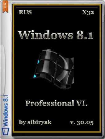 Windows 8.1 Professional VL �86 by sibiryak v.30.05 (RUS/2014)