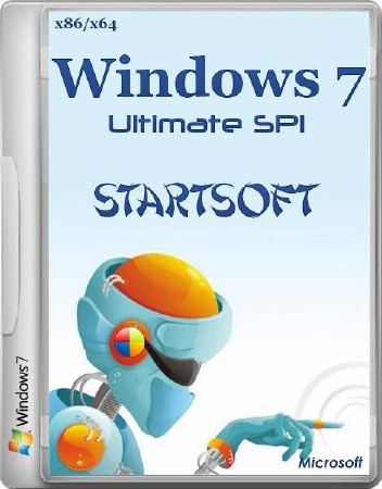 Windows 7 Ultimate SP1 PE StartSoft 31 (x86/x64/RUS/2014)
