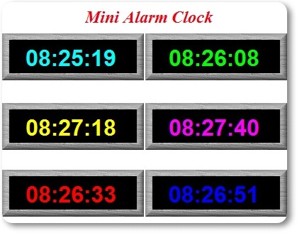 Mini Alarm Clock 1.01 Rus Portable