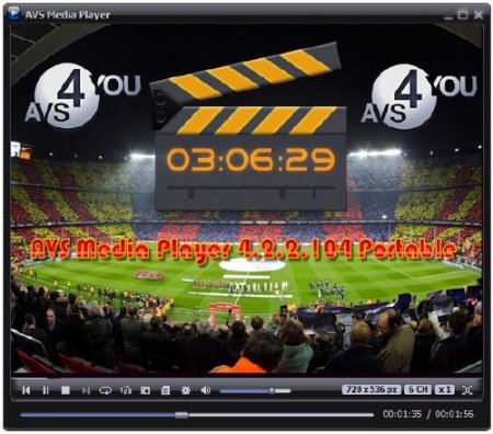 AVS Media Player 4.2.2.104 Rus Portable 