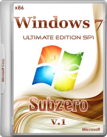 Windows 7 Ultimate Edition SP1 Subzero v.1 (x86/RUS/2014)